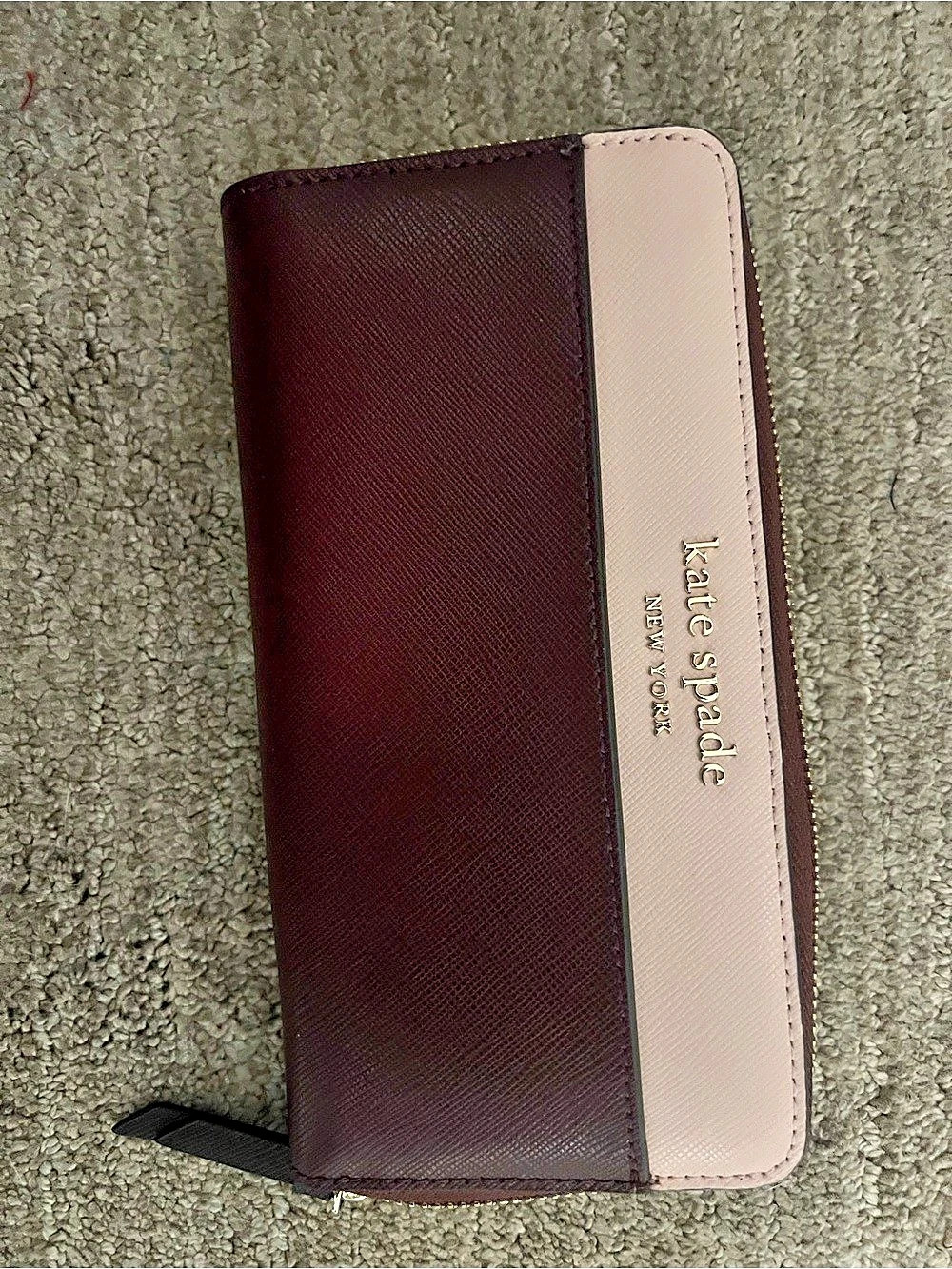 Kate Spade Colorblock Zip Around Wallet